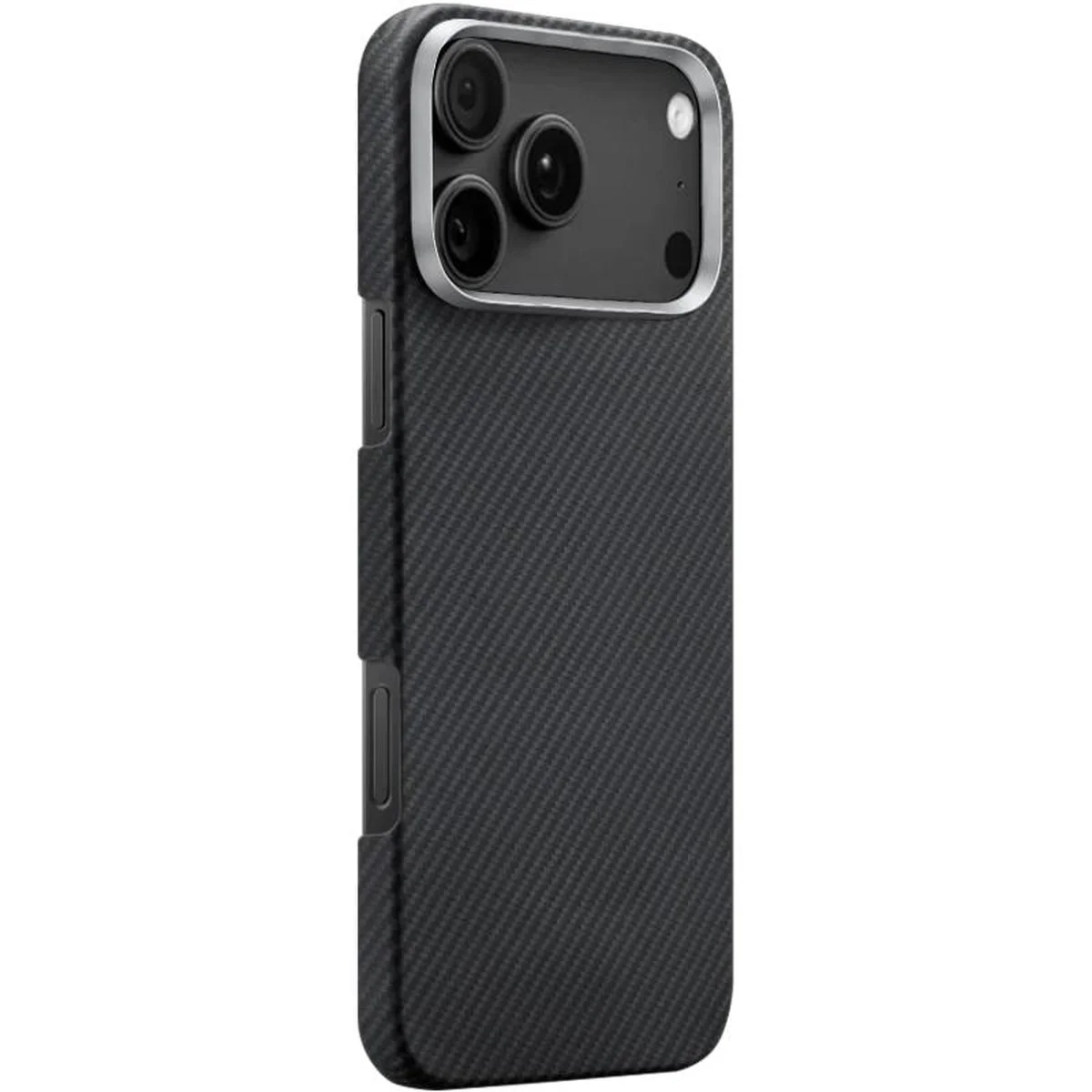 Чехол PC Carbon Protection Slim with MagSafe для Apple iPhone 17 Pro (6.3") Black