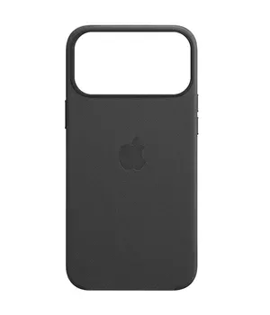 Кожаный чехол Leather Case (AAA) with MagSafe and Animation для Apple iPhone 17 Pro (6.3") Black