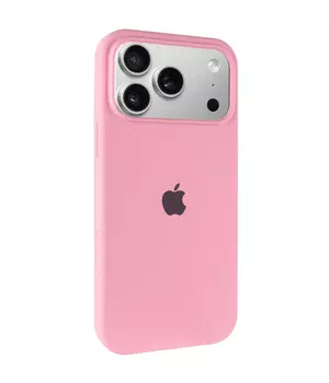 Чохол Silicone Case Full Protective (AA) для Apple iPhone 17 Pro (6.3") Рожевий / Light pink