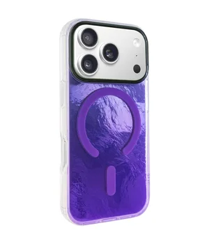 Чехол TPU Shiny Mountain (MagFit) для Apple iPhone 17 Pro (6.3") Purple