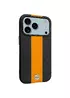 Шкіряний чохол Rally with MagSafe для Apple iPhone 17 Pro (6.3") Black / Orange