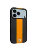 Шкіряний чохол Rally with MagSafe для Apple iPhone 17 Pro (6.3") Black / Orange