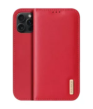 Чехол-книжка Dux Ducis Hivo для Apple iPhone 17 Pro (6.3") Red