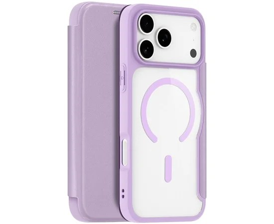 Чохол-книжка Dux Ducis Skin X Pro with MagSafe Apple iPhone 17 Pro (6.3") Purple