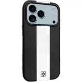 Шкіряний чохол Rally with MagSafe для Apple iPhone 17 Pro (6.3") Black / White