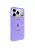 Чехол Silicone Case Full Protective (AA) V2 with MagSafe для Apple iPhone 17 Pro (6.3") Сиреневый / Dasheen