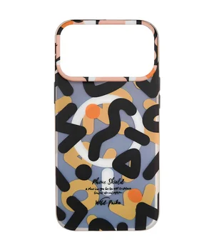 TPU чохол Pastel Chaos with MagSafe для Apple iPhone 17 Pro (6.3") Black