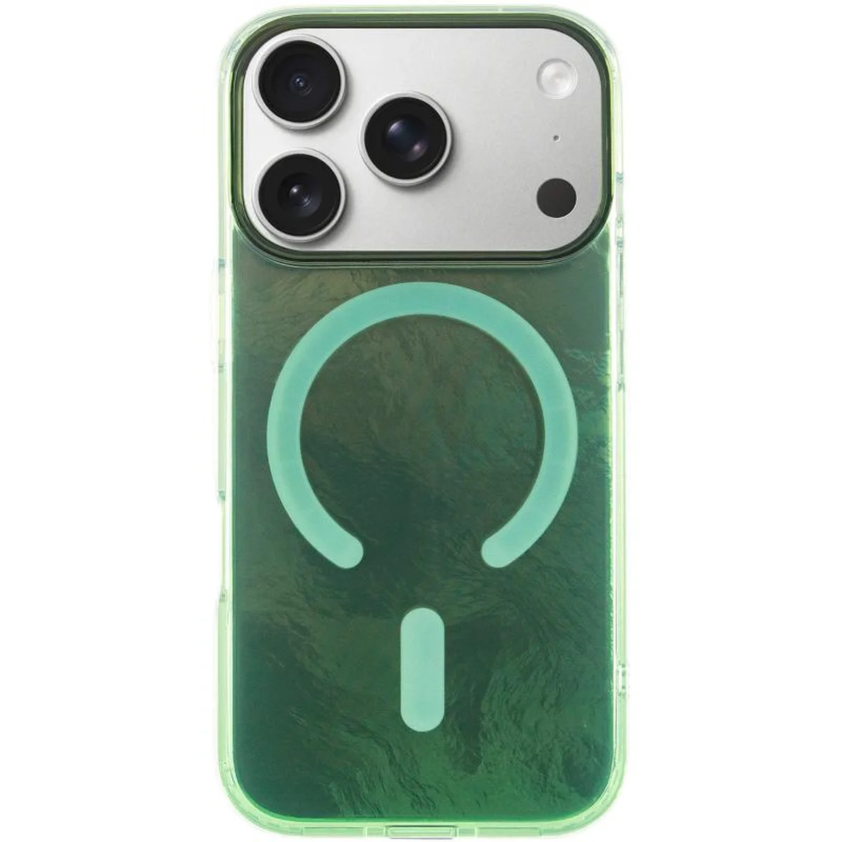 Чохол TPU Shiny Mountain (MagFit) для Apple iPhone 17 Pro (6.3") Green