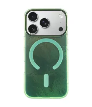 Чехол TPU Shiny Mountain (MagFit) для Apple iPhone 17 Pro (6.3") Green