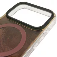 Чохол TPU Shiny Mountain (MagFit) для Apple iPhone 17 Pro (6.3") Chocolate