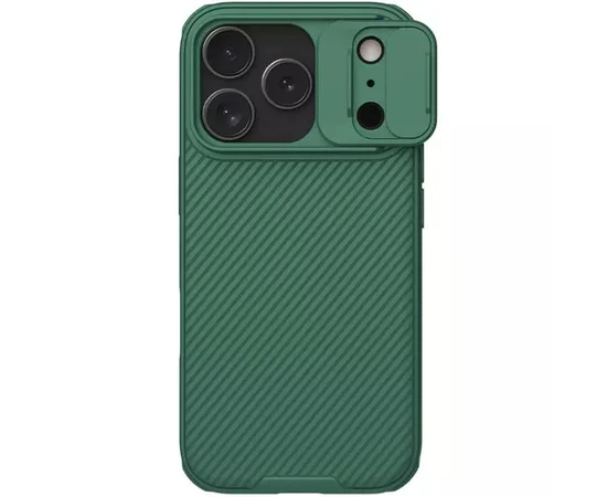 Карбонова накладка Nillkin CamShield Pro для Apple iPhone 17 Pro (6.3") Deep Green