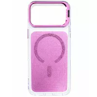 Чохол TPU+PC Jewel Sparkle with MagSafe для Apple iPhone 17 Pro (6.3") Pink Ruby