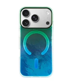 Чохол TPU Shiny Mountain (MagFit) для Apple iPhone 17 Pro (6.3") Green / Blue