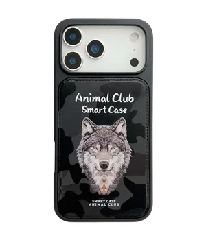 TPU+PC чехол Animal Club для Apple iPhone 17 Pro (6.3") Black