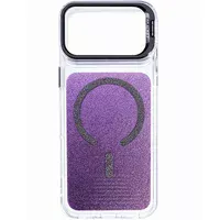 Чехол TPU+PC Jewel Sparkle with MagSafe для Apple iPhone 17 Pro (6.3") Violet Shimmer