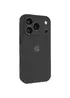 Чохол Silicone Case Full Camera Protective (AA) для Apple iPhone 17 Pro (6.3") Чорний / Black