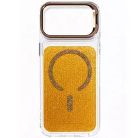 Чехол TPU+PC Jewel Sparkle with MagSafe для Apple iPhone 17 Pro (6.3") Sunny Gold
