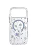 TPU+PC чохол Clear Garden with MagSafe для Apple iPhone 17 Pro (6.3") Cherry Petal