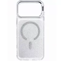 Чехол TPU+PC Jewel Sparkle with MagSafe для Apple iPhone 17 Pro (6.3") Diamond White