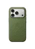Чехол тканевый TechWoven (AAA) NEW with MagSafe and Animation для Apple iPhone 17 Pro (6.3") Green