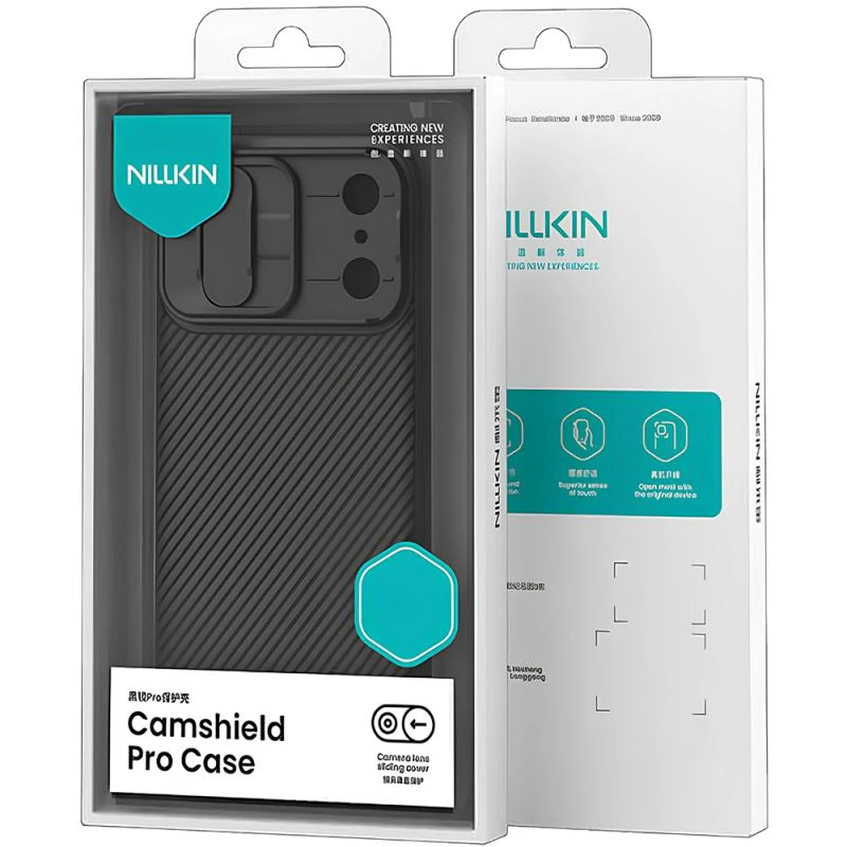 Карбоновая накладка Nillkin CamShield Pro для Apple iPhone 17 Pro (6.3") Black