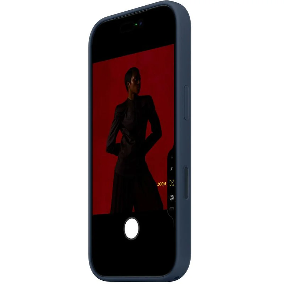 Чехол Silicone case (AAA) with Magsafe and Animation для Apple iPhone 17 Pro (6.3") Midnight