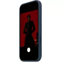 Чехол Silicone case (AAA) with Magsafe and Animation для Apple iPhone 17 Pro (6.3") Midnight