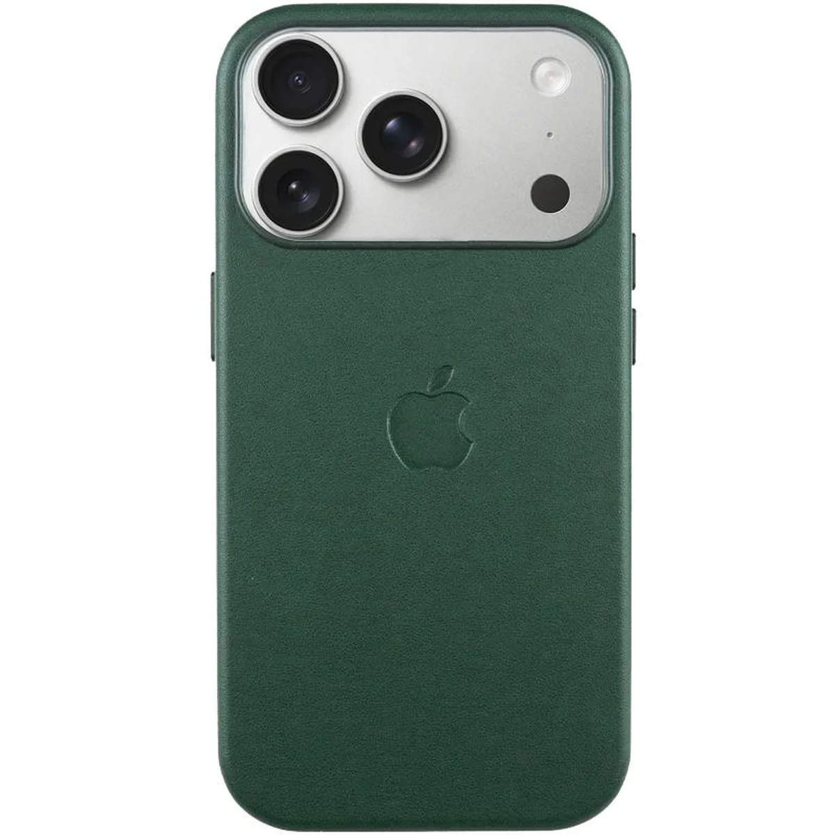 Чохол шкіряний Leather Case (AA) з MagSafe and Animation для Apple iPhone 17 Pro (6.3") Forest Green