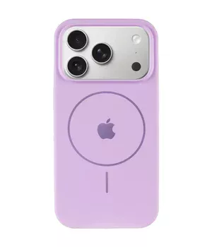 Чохол Silicone Case Full Protective (AA) V2 with MagSafe для Apple iPhone 17 Pro (6.3") Бузковий / Lilac