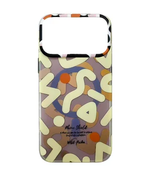 TPU чохол Pastel Chaos with MagSafe для Apple iPhone 17 Pro (6.3") Biege