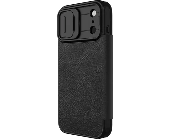 Шкіряний чохол-книжка Nillkin Qin Pro Camshield для Apple iPhone 17 Pro (6.3") Black
