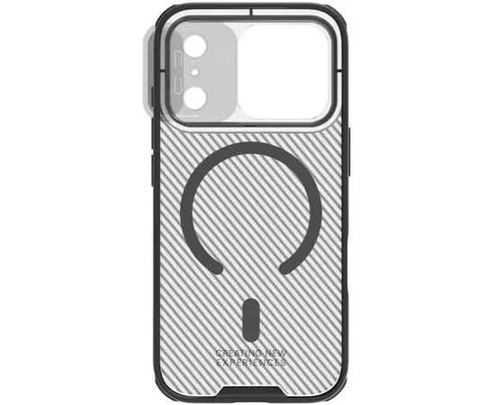 Карбонова накладка Nillkin CamShield Pro Magnetic для Apple iPhone 17 Pro (6.3") Transparent black