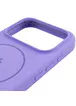Чехол Silicone Case Full Protective (AA) V2 with MagSafe для Apple iPhone 17 Pro (6.3") Сиреневый / Dasheen
