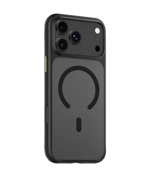 TPU+PC чохол Blueo Skin Friendly Frosted with MagSafe для Apple iPhone 17 Pro (6.3") Чорний