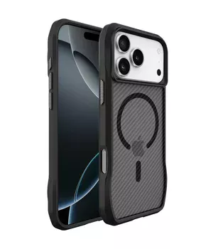 Чехол TPU Space Octagon with MagSafe для Apple iPhone 17 Pro (6.3") Carbon Black