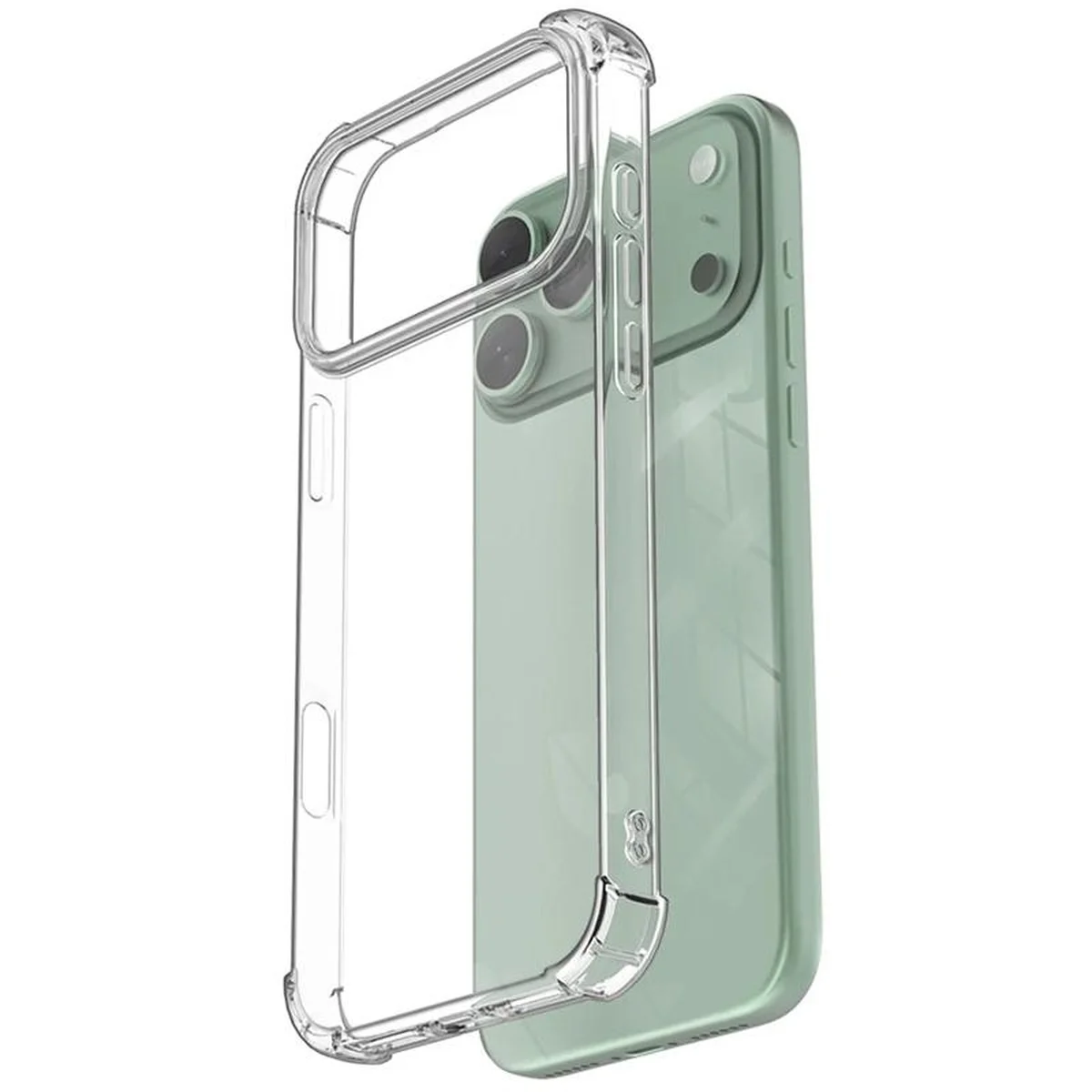 TPU чохол GETMAN Ease logo посилені кути для Apple iPhone 17 Pro (6.3") Безбарвний (прозорий)