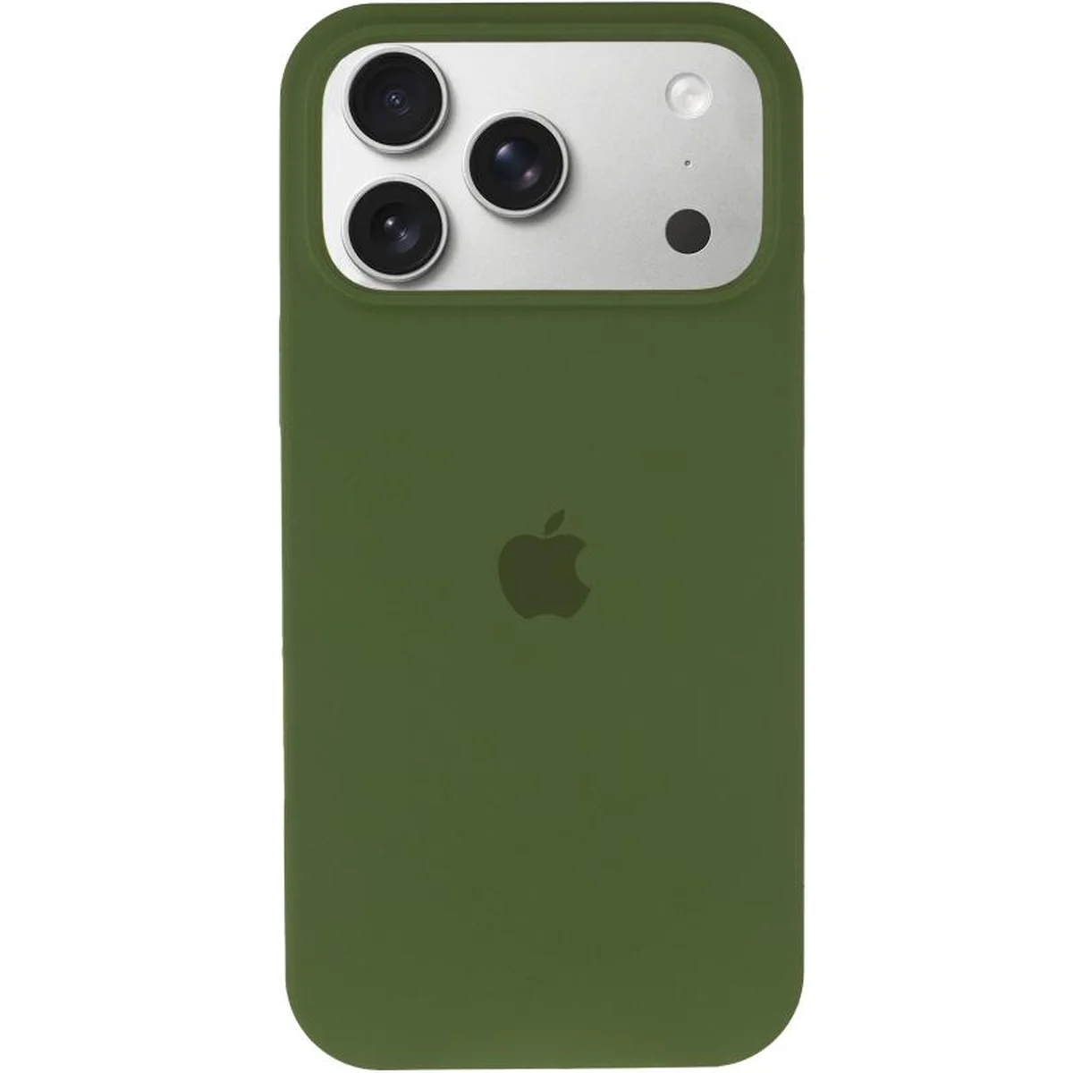 Чохол Silicone Case Full Protective (AA) для Apple iPhone 17 Pro (6.3") Зелений / Dark Olive