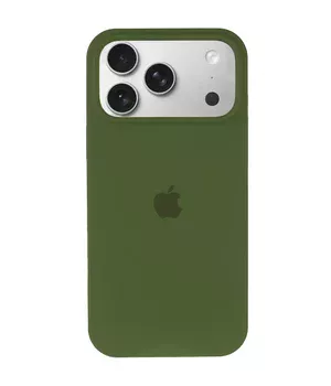 Чохол Silicone Case Full Protective (AA) для Apple iPhone 17 Pro (6.3") Зелений / Dark Olive