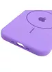 Чехол Silicone Case Full Protective (AA) V2 with MagSafe для Apple iPhone 17 Pro (6.3") Сиреневый / Dasheen