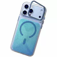 Чехол TPU+PC Jewel Sparkle with MagSafe для Apple iPhone 17 Pro (6.3") Aqua Blue