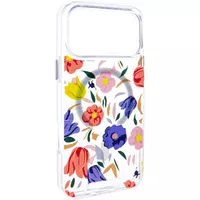 TPU+PC чехол Clear Garden with MagSafe для Apple iPhone 17 Pro (6.3") Tropical Art