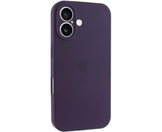 Чехол Silicone Case Full Camera Protective (AA) для Apple iPhone 17 (6.3") Фиолетовый / Elderberry