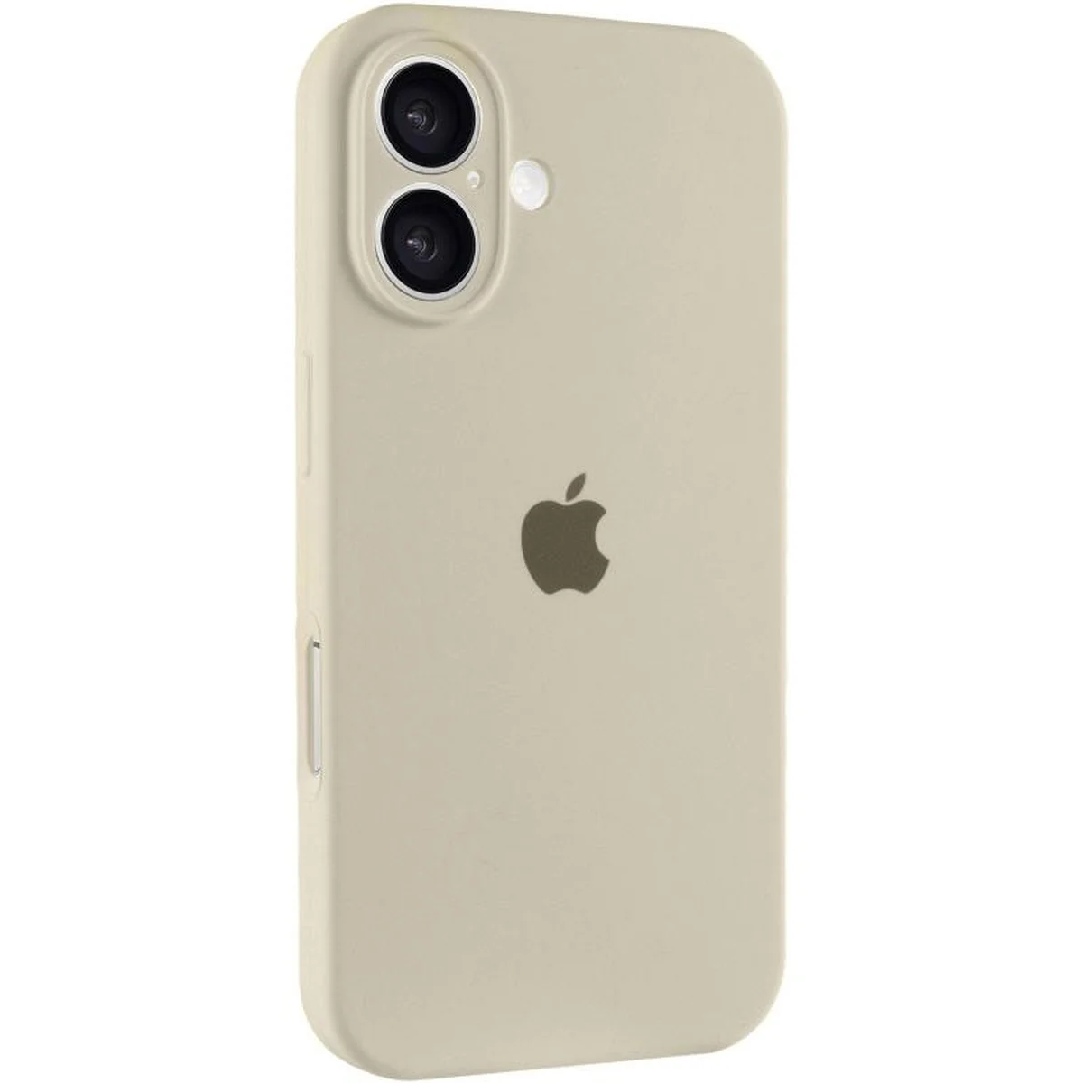Чехол Silicone Case Full Camera Protective (AA) для Apple iPhone 17 (6.3") Бежевый / Antique White