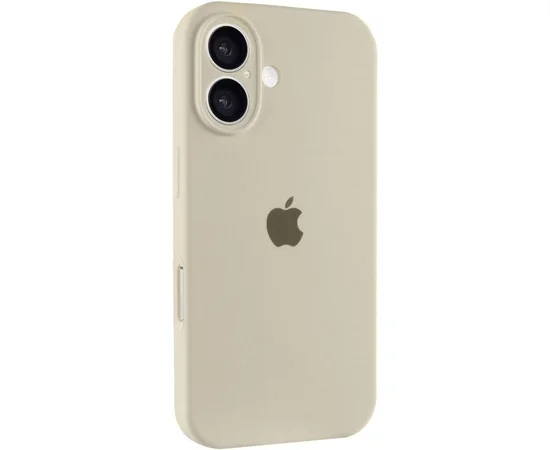 Чехол Silicone Case Full Camera Protective (AA) для Apple iPhone 17 (6.3") Бежевый / Antique White