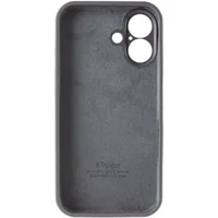 Чехол Silicone Case Full Camera Protective (AA) для Apple iPhone 17 (6.3") Серый / Dark Gray