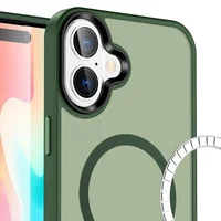 Чехол Ummi Colorful with MagSafe для Apple iPhone 17 (6.3") Зеленый / Dark Green