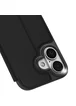 Чехол-книжка Dux Ducis с карманом для визиток для Apple iPhone 17 (6.3") Черный