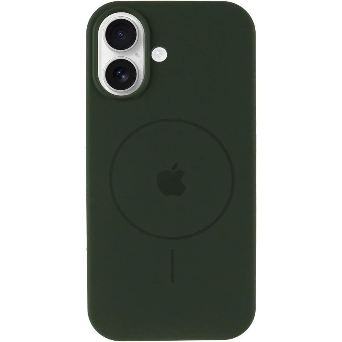 Чохол Silicone Case Full Protective (AA) V2 with MagSafe для Apple iPhone 17 (6.3") Зелений / Cyprus Green