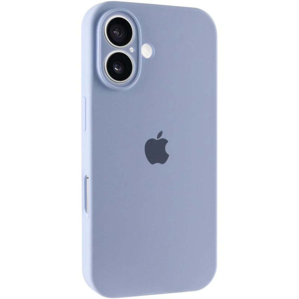 Чехол Silicone Case Full Camera Protective (AA) для Apple iPhone 17 (6.3") Голубой / Lilac Blue