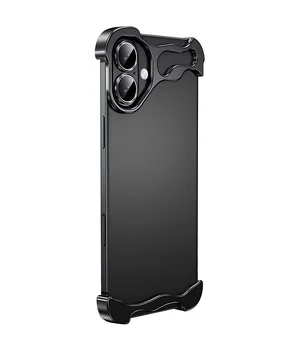 Чохол Minimalist Metal Bumper для Apple iPhone 17 (6.3") Black